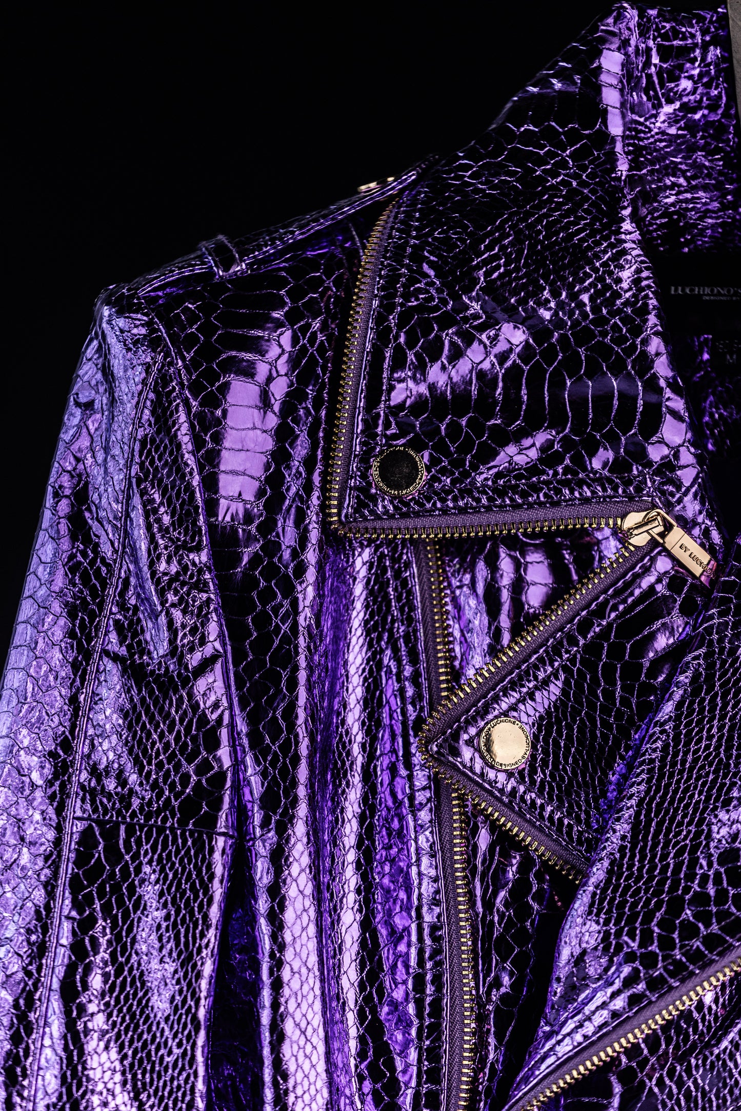 Lex Talio | Plum Purple BIker Jacket