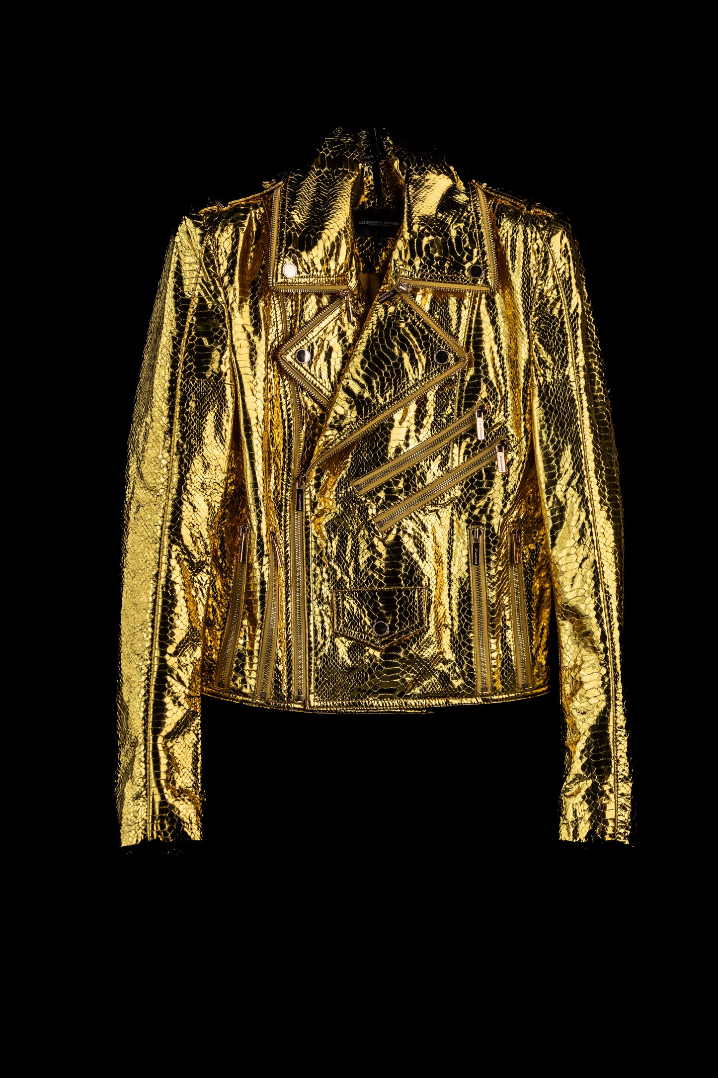 Lex Talio | Yellow Biker Jacket