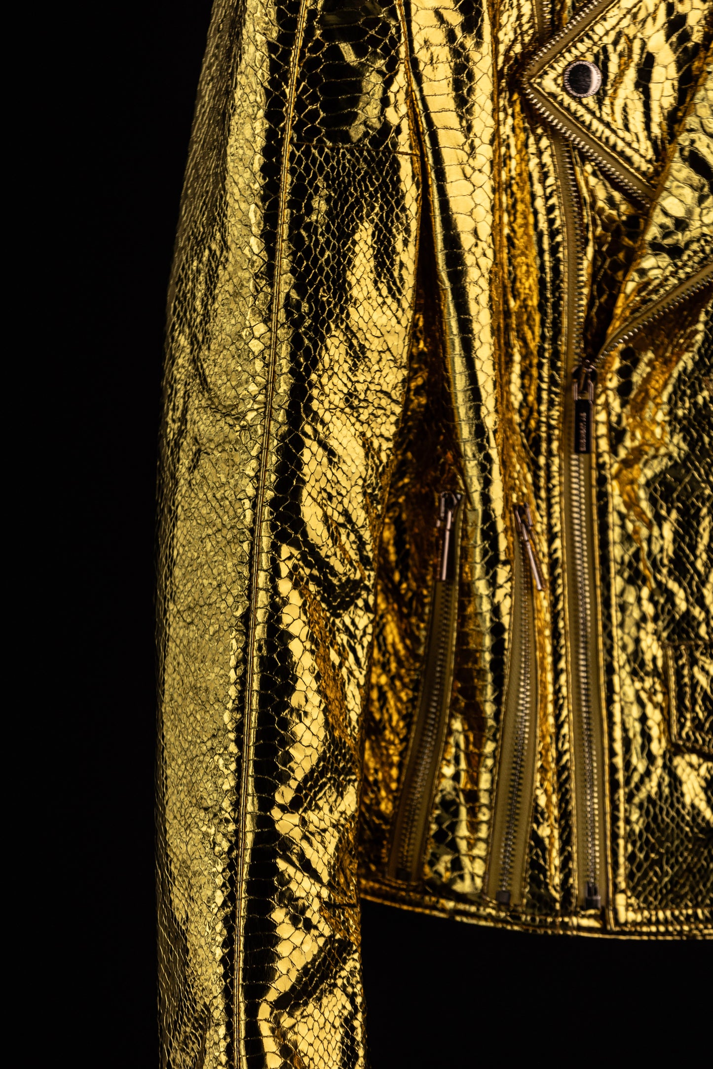 Lex Talio | Yellow Biker Jacket