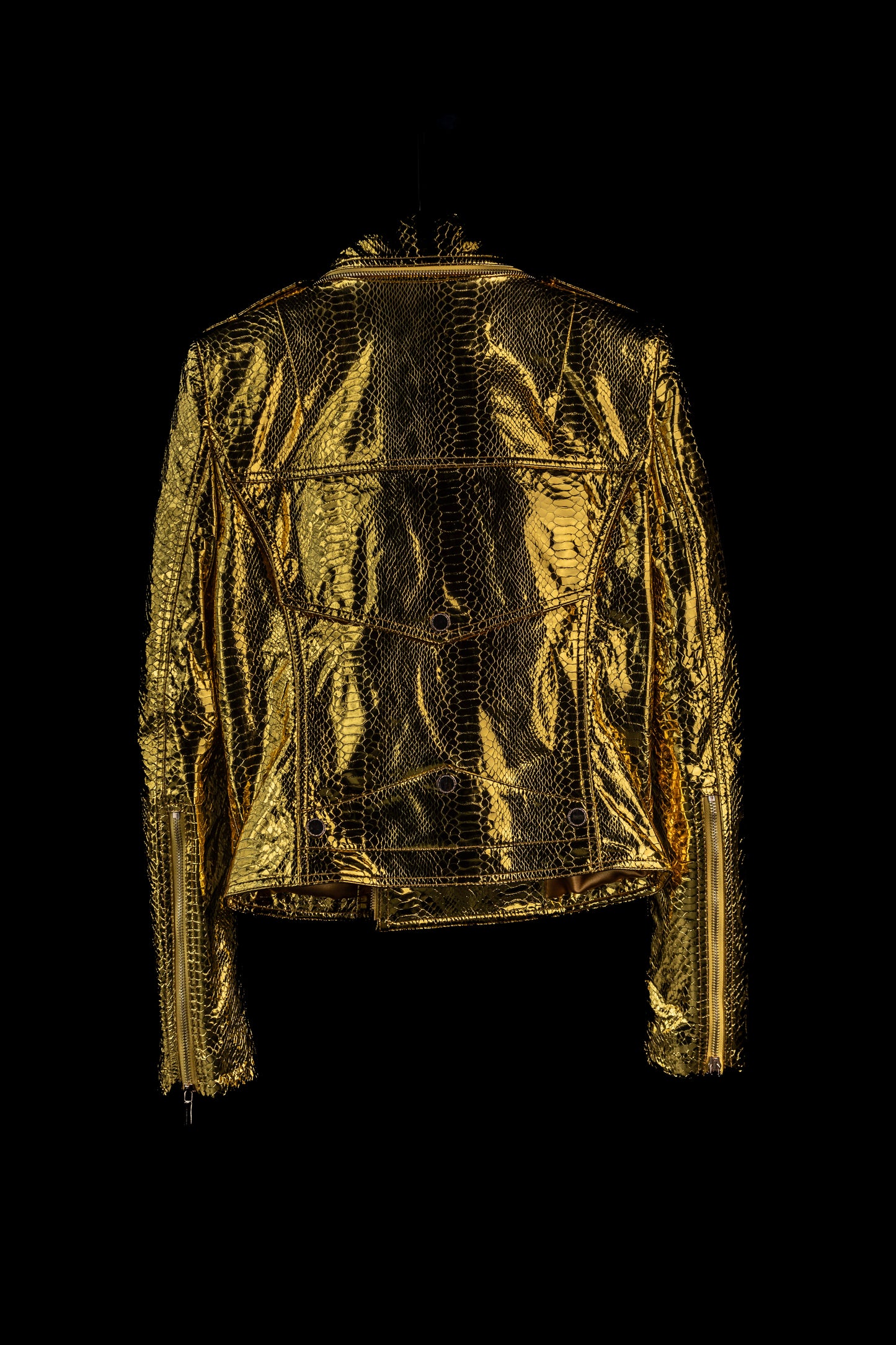 Lex Talio | Yellow Biker Jacket
