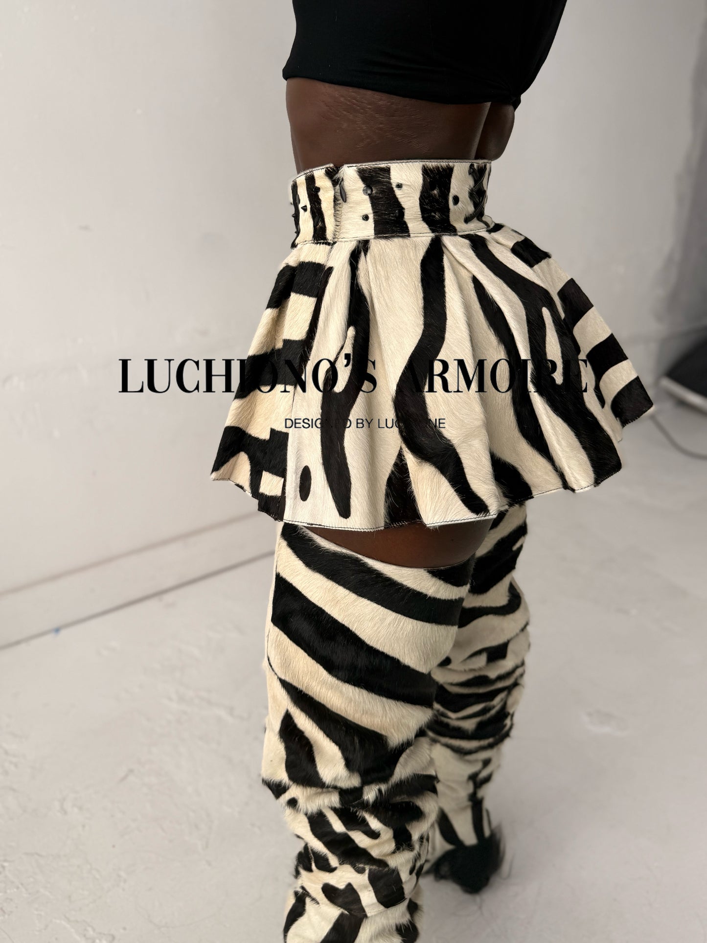 Zecabra Hide | Pleated Skirt | Pre Order