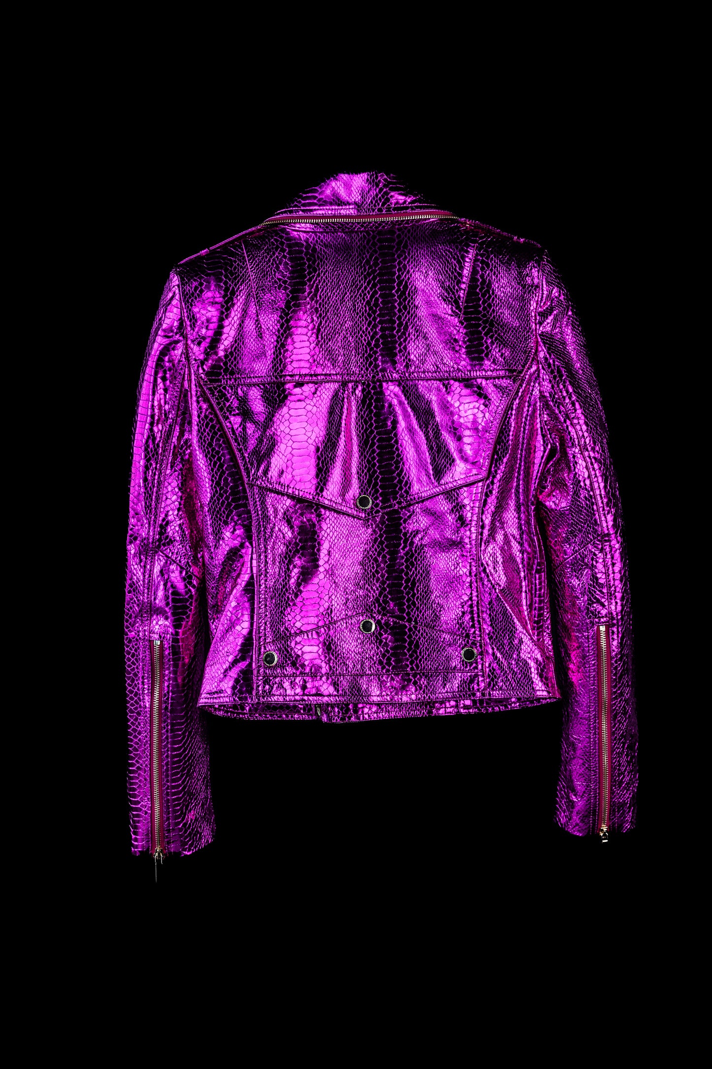 Lex Talio | Fuchsia Biker Jacket