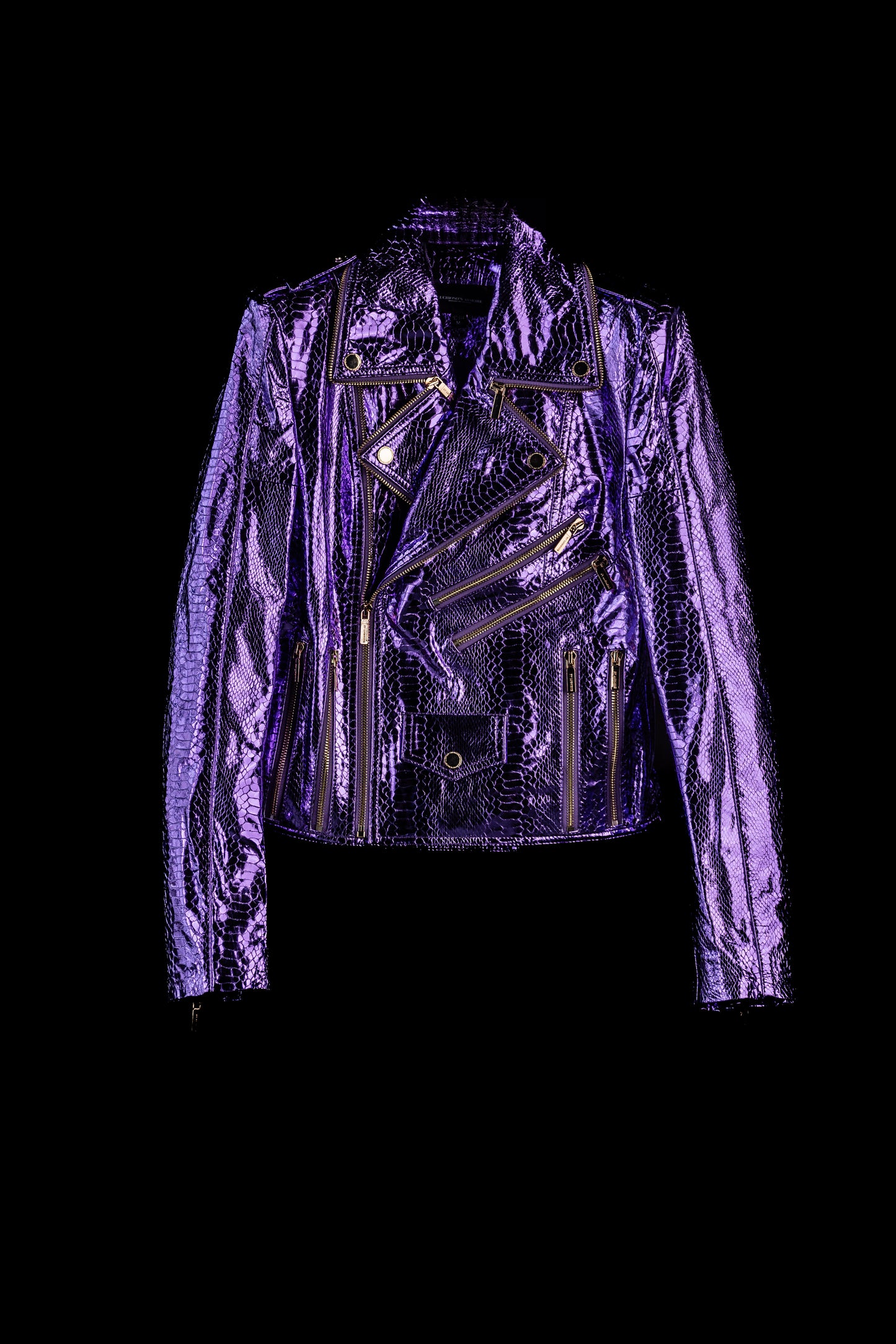 Lex Talio | Plum Purple BIker Jacket