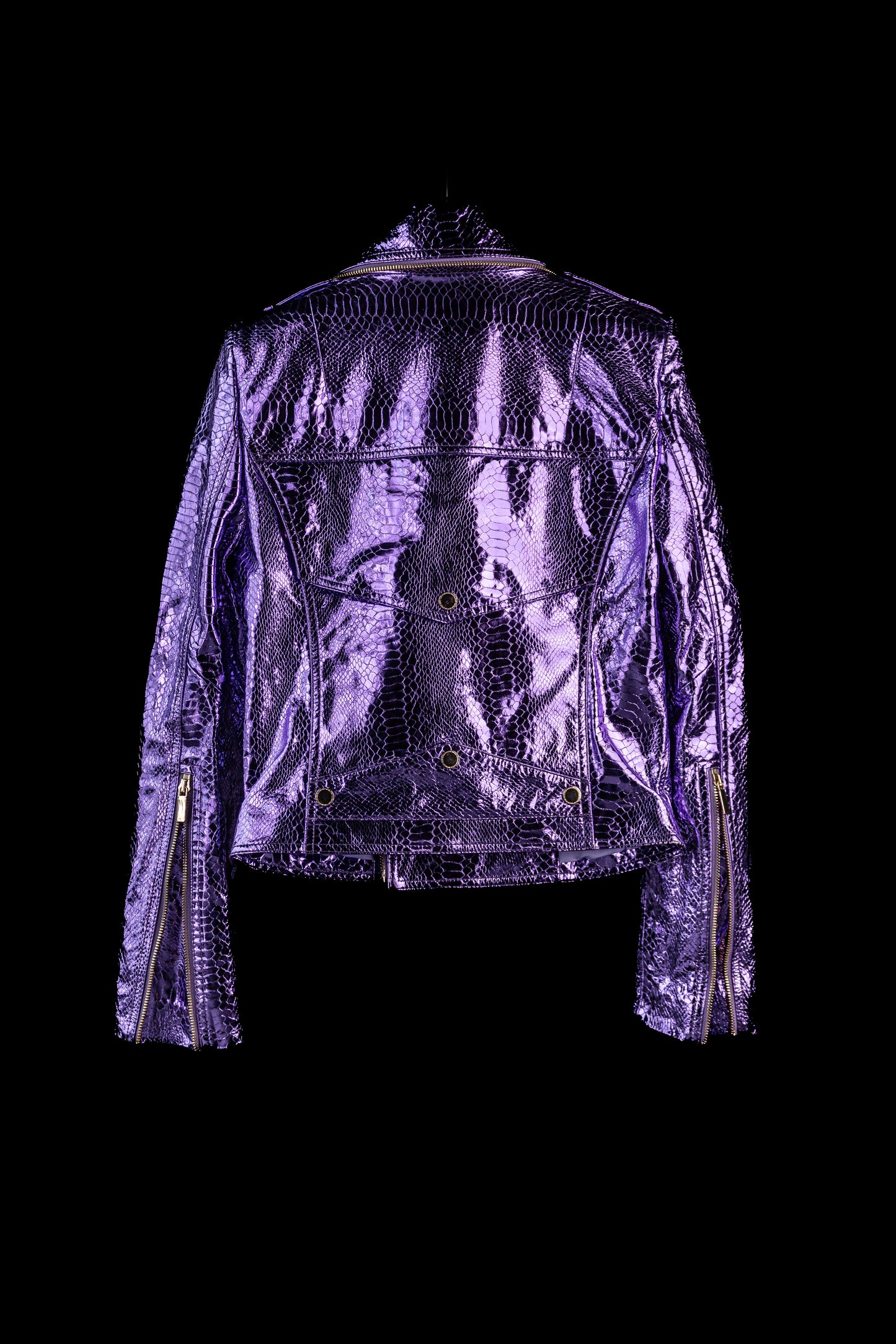 Lex Talio | Plum Purple BIker Jacket