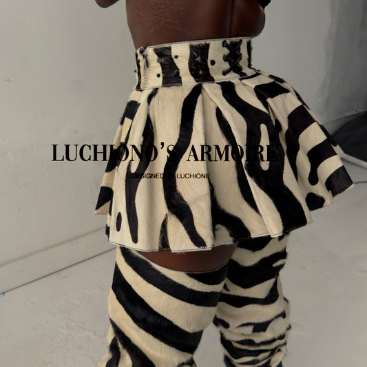 Zecabra Hide | Pleated Skirt | Pre Order