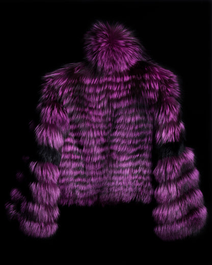 Rushed Purple | Silver Fur Bomber