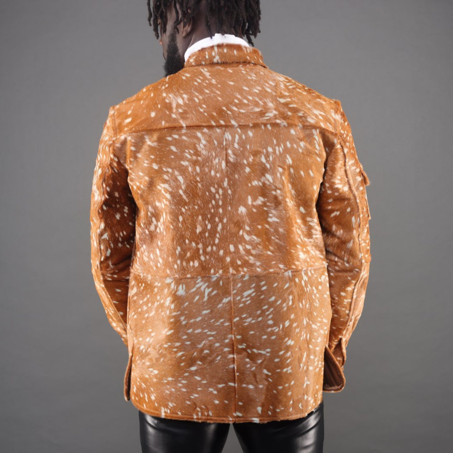 The Dishan Cowhide Leather Shirt